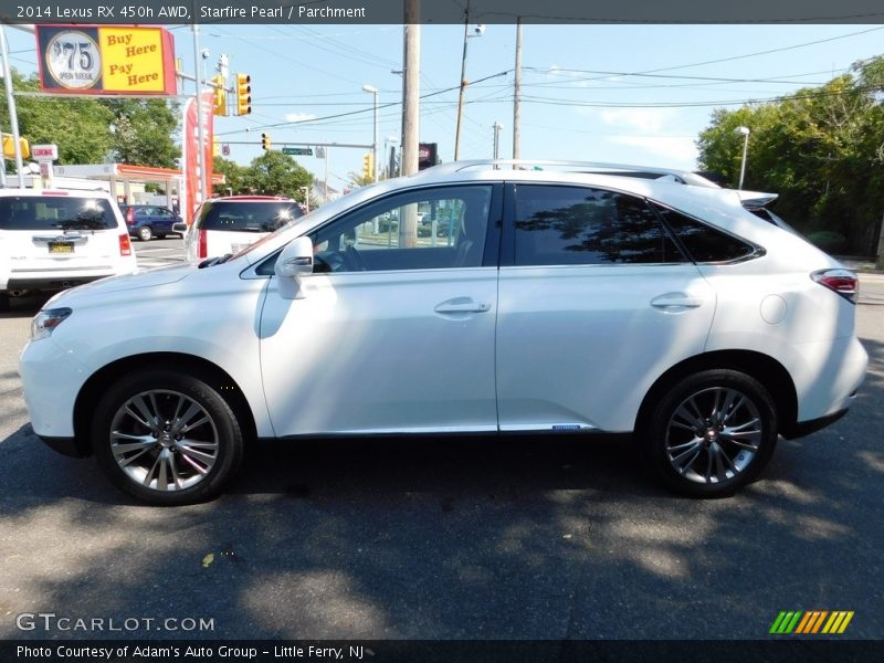 Starfire Pearl / Parchment 2014 Lexus RX 450h AWD