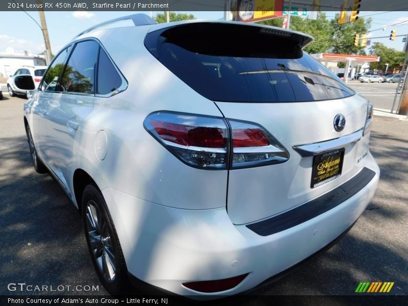 Starfire Pearl / Parchment 2014 Lexus RX 450h AWD