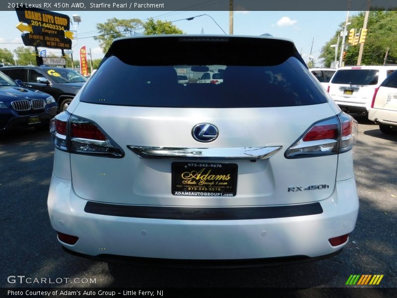 Starfire Pearl / Parchment 2014 Lexus RX 450h AWD