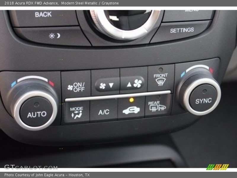 Modern Steel Metallic / Graystone 2018 Acura RDX FWD Advance