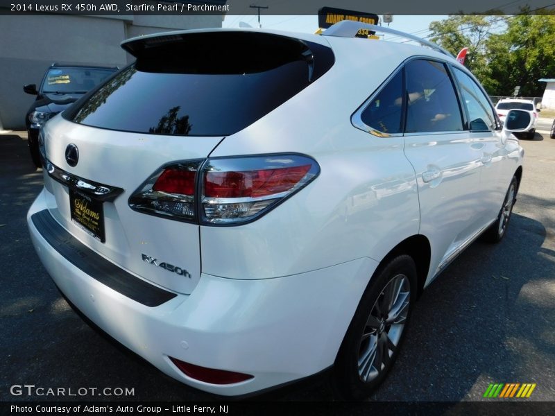 Starfire Pearl / Parchment 2014 Lexus RX 450h AWD