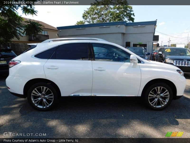 Starfire Pearl / Parchment 2014 Lexus RX 450h AWD