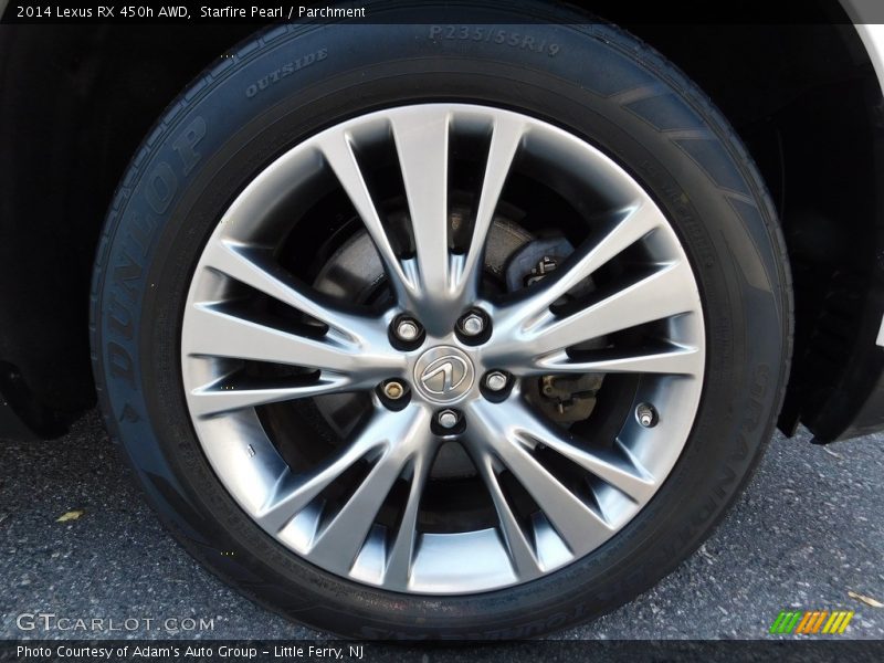 Starfire Pearl / Parchment 2014 Lexus RX 450h AWD
