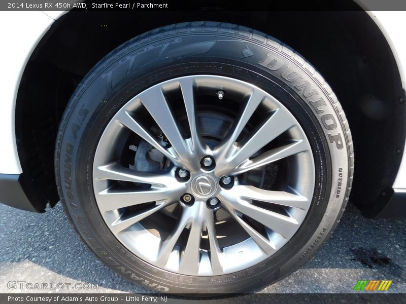 Starfire Pearl / Parchment 2014 Lexus RX 450h AWD