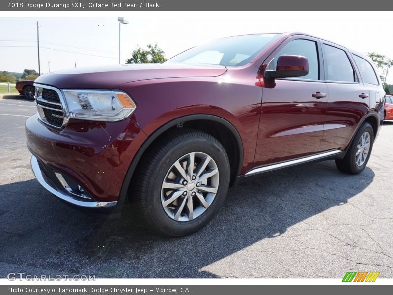 Octane Red Pearl / Black 2018 Dodge Durango SXT