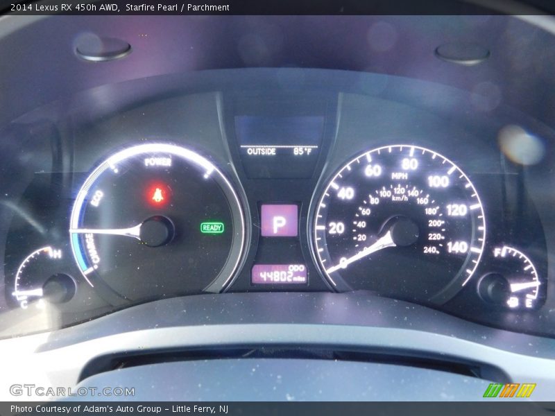 Starfire Pearl / Parchment 2014 Lexus RX 450h AWD