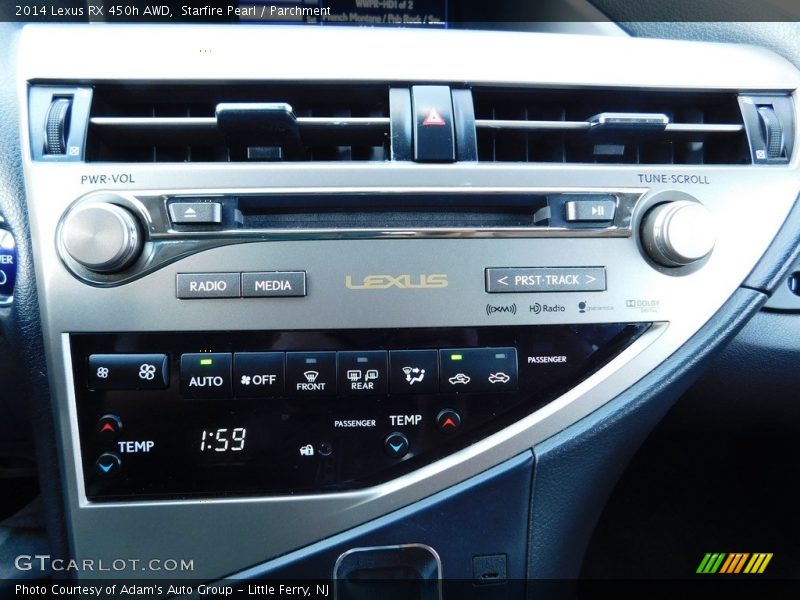 Starfire Pearl / Parchment 2014 Lexus RX 450h AWD