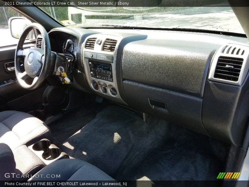 Sheer Silver Metallic / Ebony 2011 Chevrolet Colorado LT Crew Cab