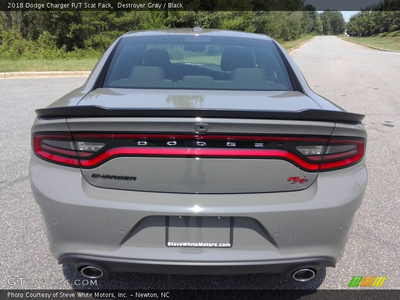 Destroyer Gray / Black 2018 Dodge Charger R/T Scat Pack