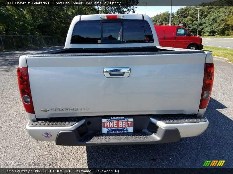 Sheer Silver Metallic / Ebony 2011 Chevrolet Colorado LT Crew Cab