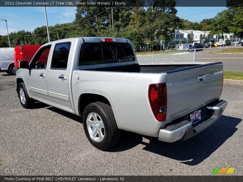 Sheer Silver Metallic / Ebony 2011 Chevrolet Colorado LT Crew Cab