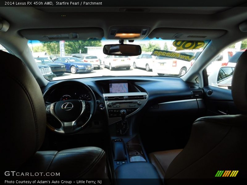 Starfire Pearl / Parchment 2014 Lexus RX 450h AWD