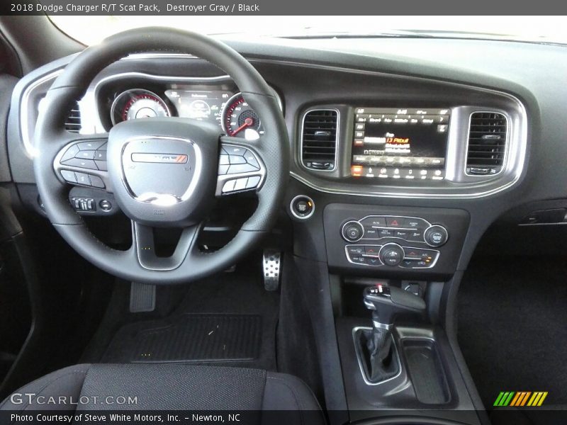 Destroyer Gray / Black 2018 Dodge Charger R/T Scat Pack