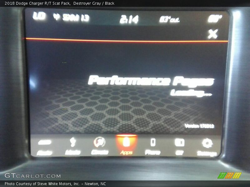 Destroyer Gray / Black 2018 Dodge Charger R/T Scat Pack