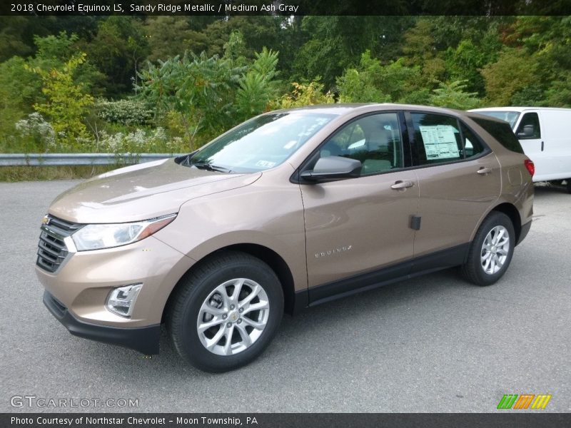 Sandy Ridge Metallic / Medium Ash Gray 2018 Chevrolet Equinox LS