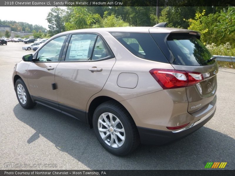 Sandy Ridge Metallic / Medium Ash Gray 2018 Chevrolet Equinox LS
