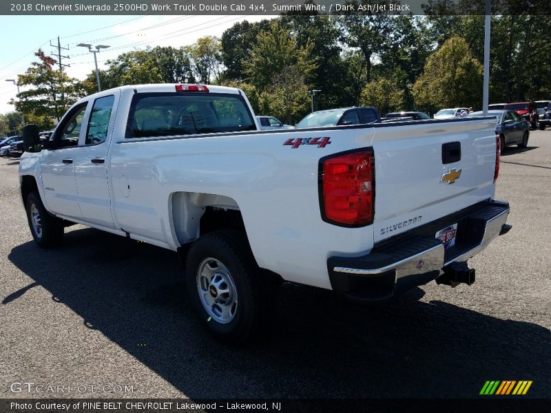 Summit White / Dark Ash/Jet Black 2018 Chevrolet Silverado 2500HD Work Truck Double Cab 4x4