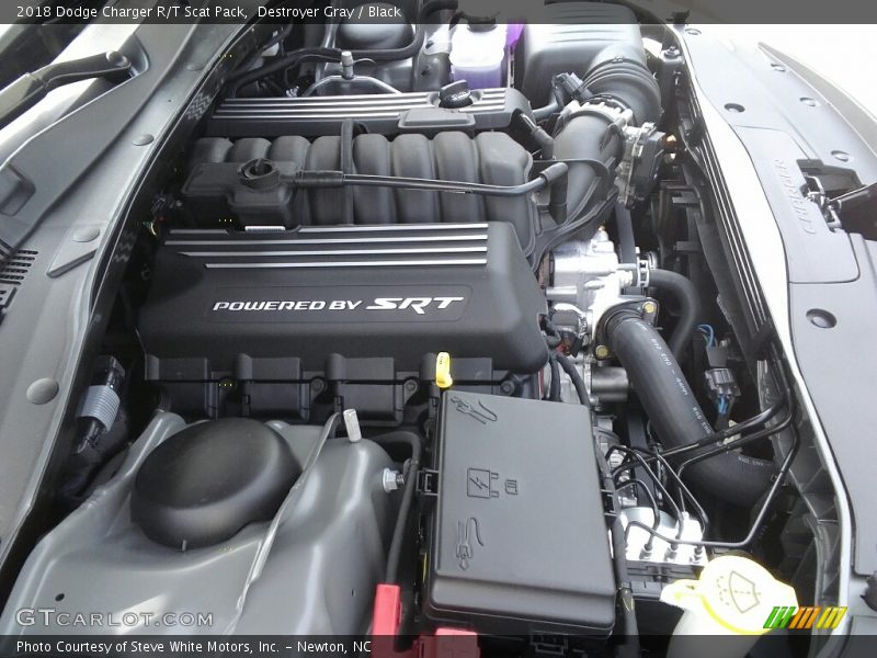 Destroyer Gray / Black 2018 Dodge Charger R/T Scat Pack