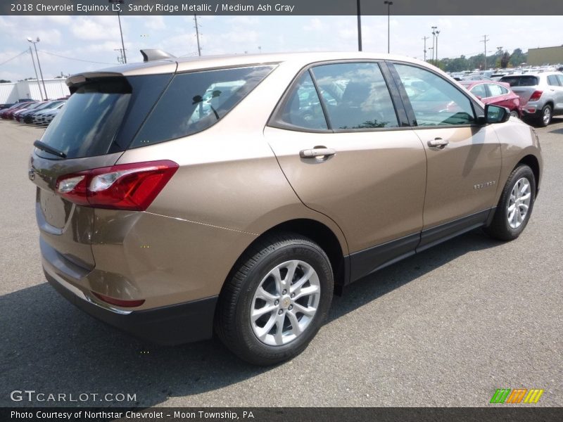 Sandy Ridge Metallic / Medium Ash Gray 2018 Chevrolet Equinox LS