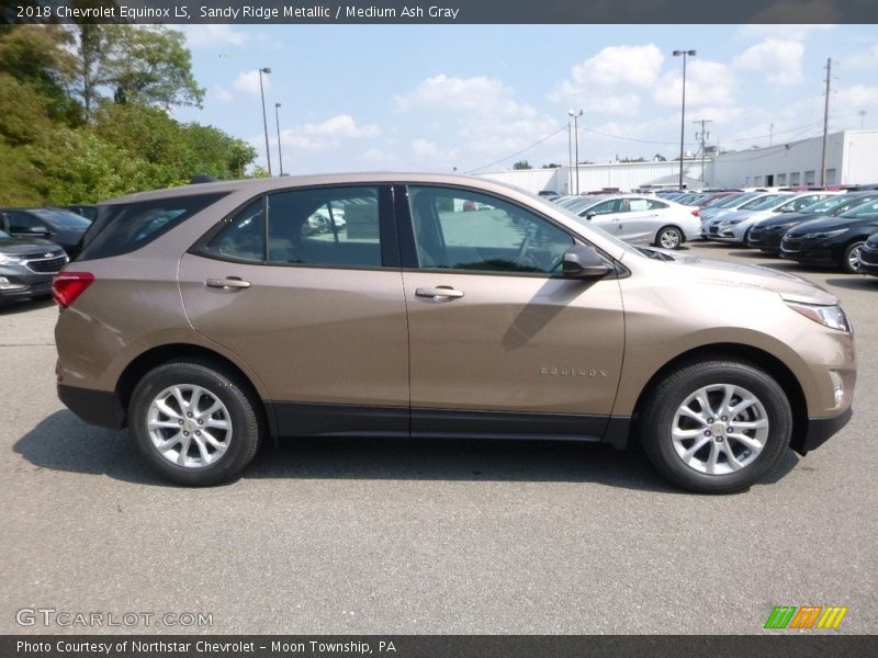 Sandy Ridge Metallic / Medium Ash Gray 2018 Chevrolet Equinox LS
