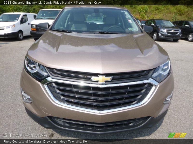 Sandy Ridge Metallic / Medium Ash Gray 2018 Chevrolet Equinox LS