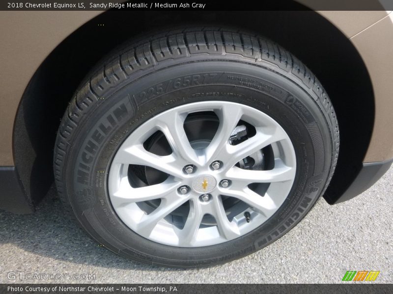 Sandy Ridge Metallic / Medium Ash Gray 2018 Chevrolet Equinox LS