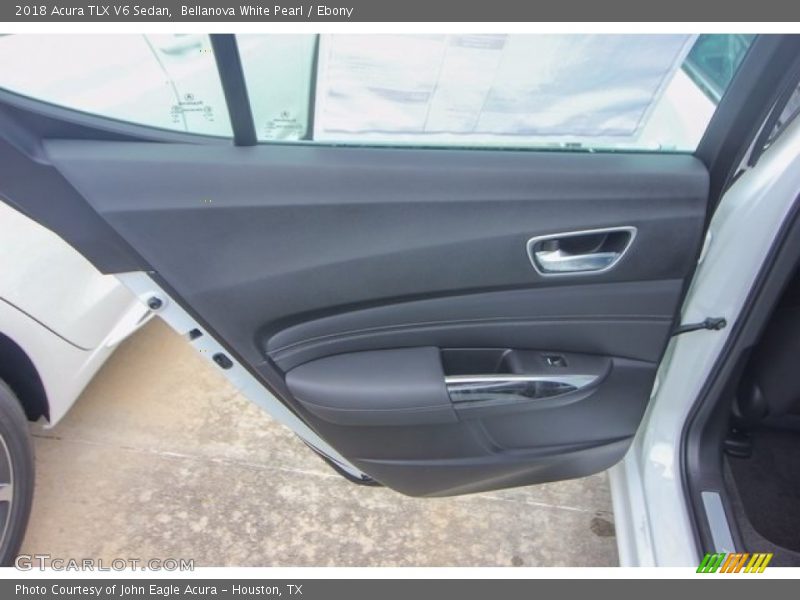 Bellanova White Pearl / Ebony 2018 Acura TLX V6 Sedan