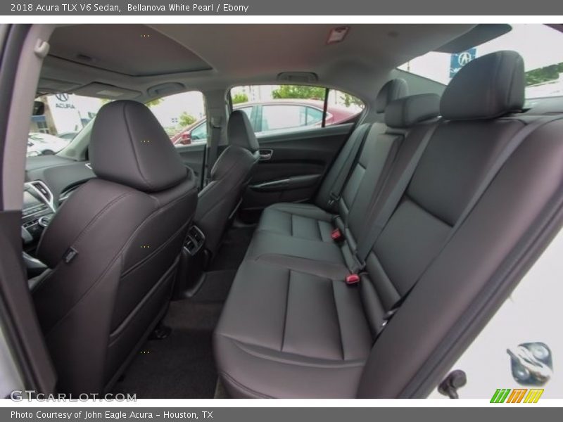 Bellanova White Pearl / Ebony 2018 Acura TLX V6 Sedan