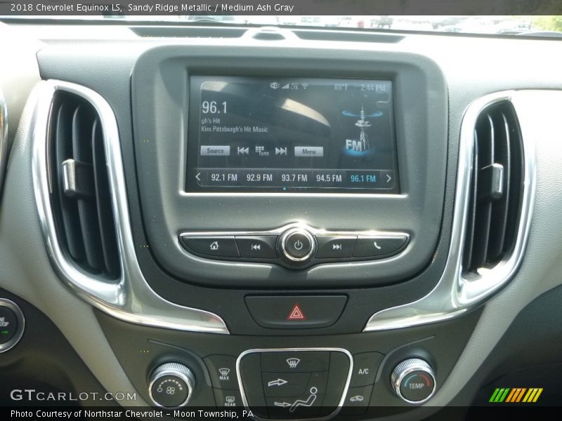 Sandy Ridge Metallic / Medium Ash Gray 2018 Chevrolet Equinox LS