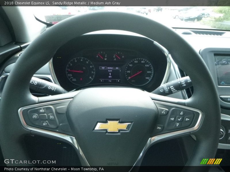 Sandy Ridge Metallic / Medium Ash Gray 2018 Chevrolet Equinox LS