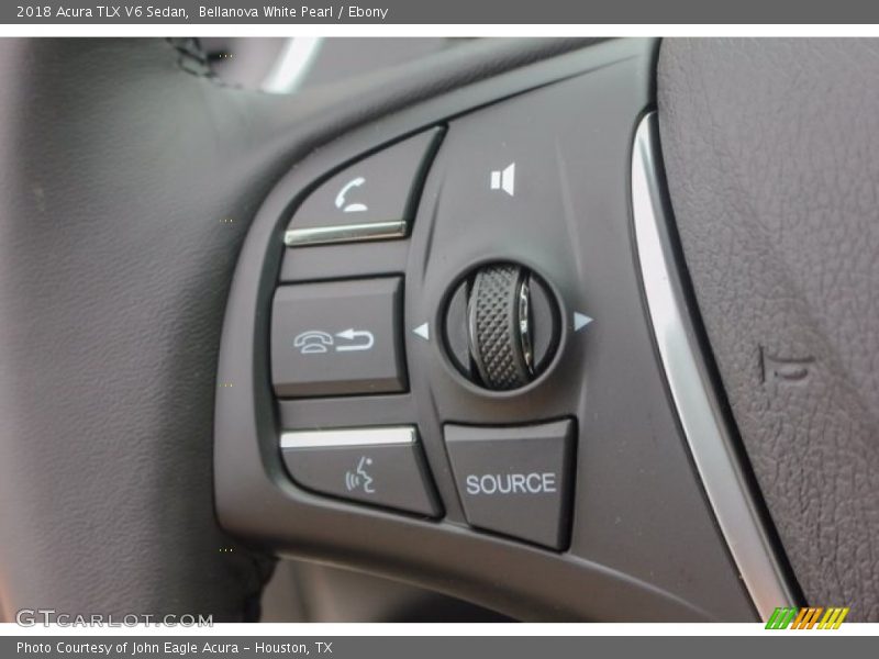 Bellanova White Pearl / Ebony 2018 Acura TLX V6 Sedan