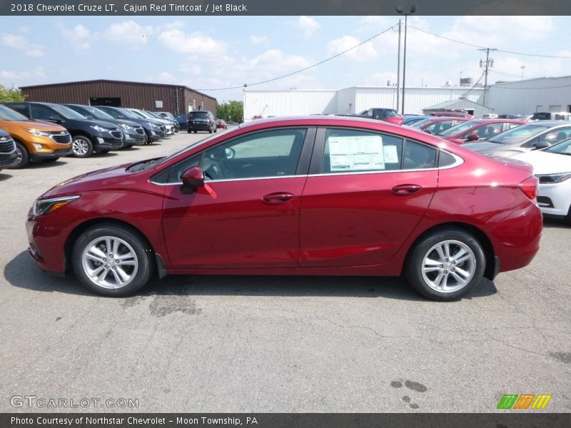 Cajun Red Tintcoat / Jet Black 2018 Chevrolet Cruze LT