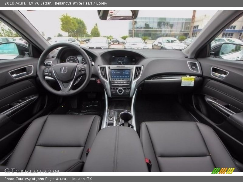 Bellanova White Pearl / Ebony 2018 Acura TLX V6 Sedan