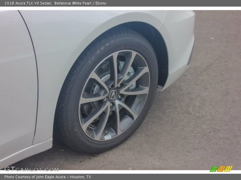 Bellanova White Pearl / Ebony 2018 Acura TLX V6 Sedan