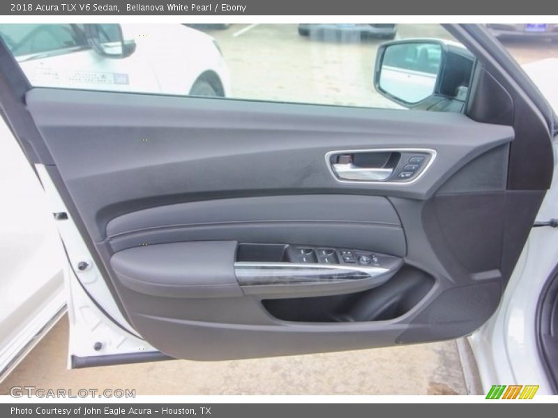 Bellanova White Pearl / Ebony 2018 Acura TLX V6 Sedan