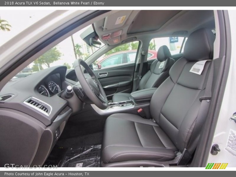 Bellanova White Pearl / Ebony 2018 Acura TLX V6 Sedan
