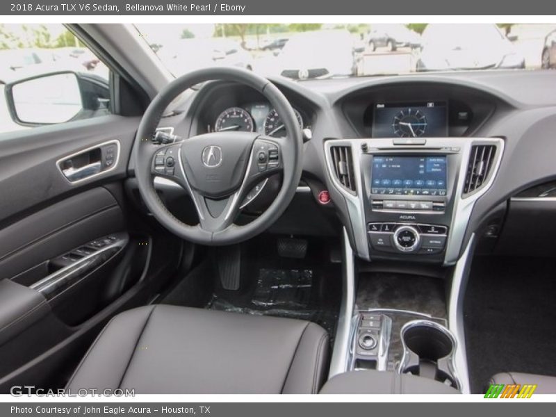 Bellanova White Pearl / Ebony 2018 Acura TLX V6 Sedan