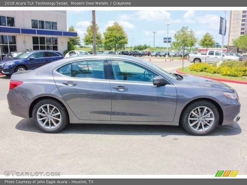 Modern Steel Metallic / Graystone 2018 Acura TLX Technology Sedan