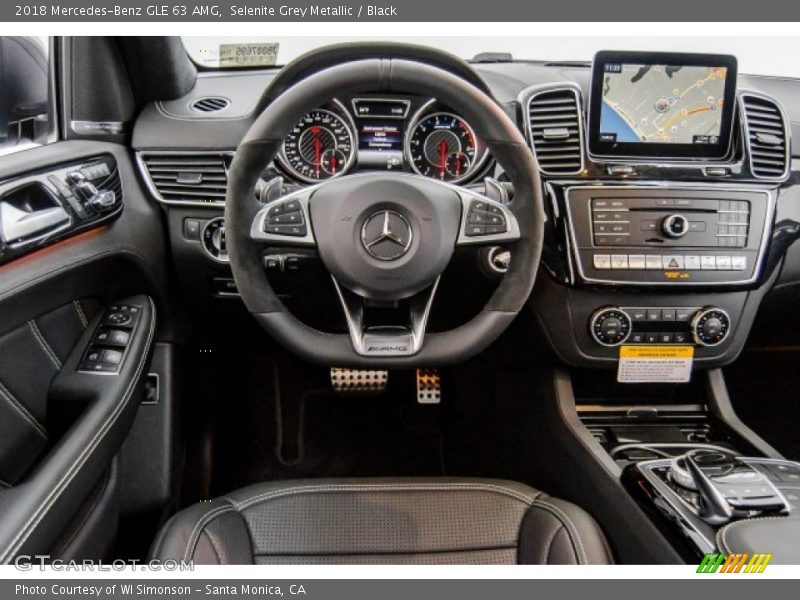 Dashboard of 2018 GLE 63 AMG