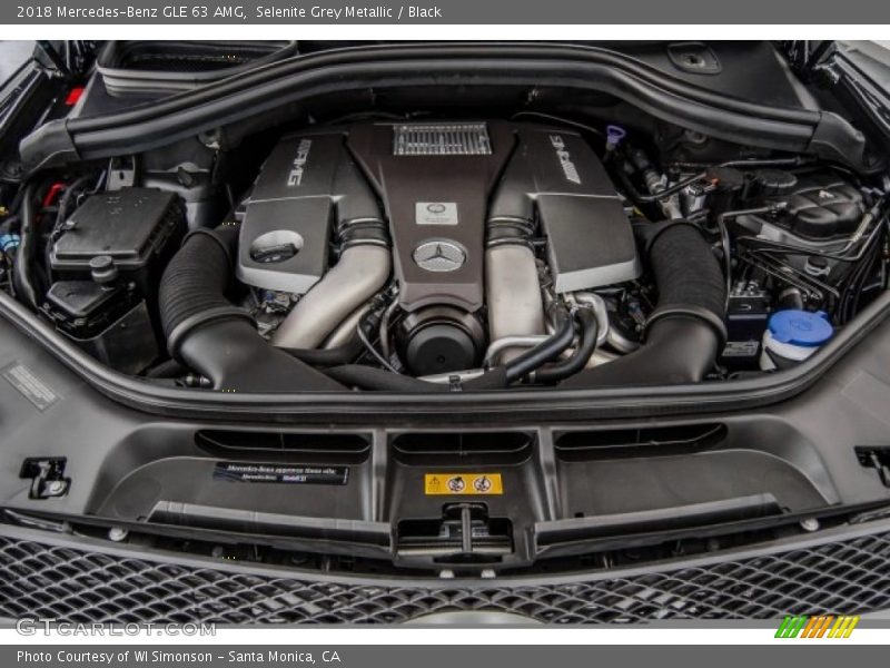  2018 GLE 63 AMG Engine - 5.5 Liter AMG DI biturbo DOHC 32-Valve VVT V8