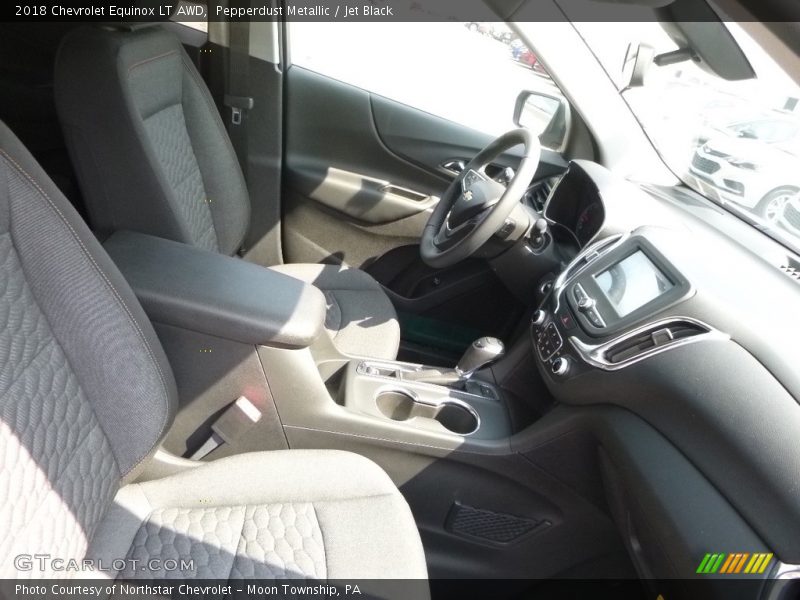 Pepperdust Metallic / Jet Black 2018 Chevrolet Equinox LT AWD