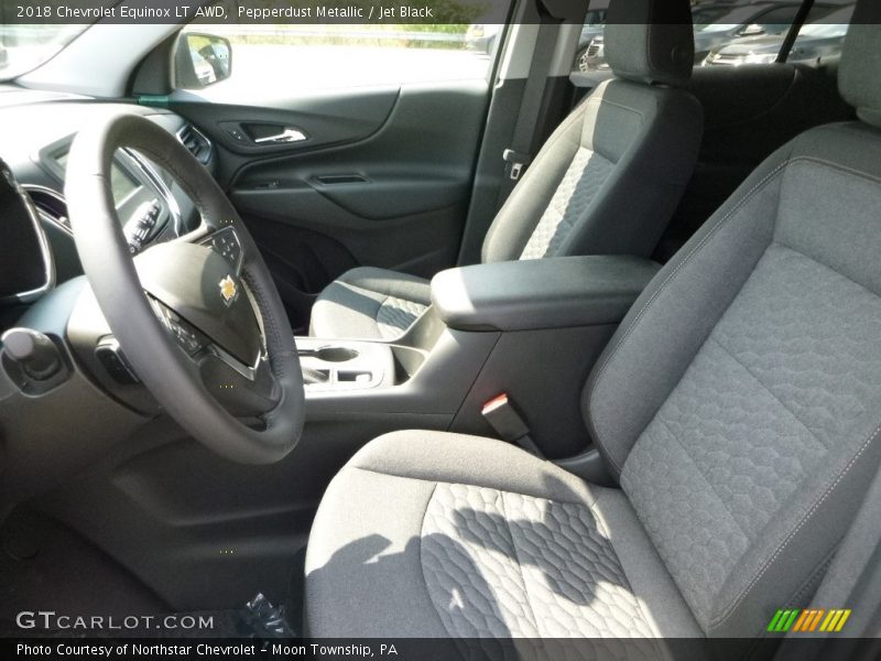 Pepperdust Metallic / Jet Black 2018 Chevrolet Equinox LT AWD