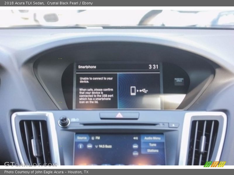 Crystal Black Pearl / Ebony 2018 Acura TLX Sedan