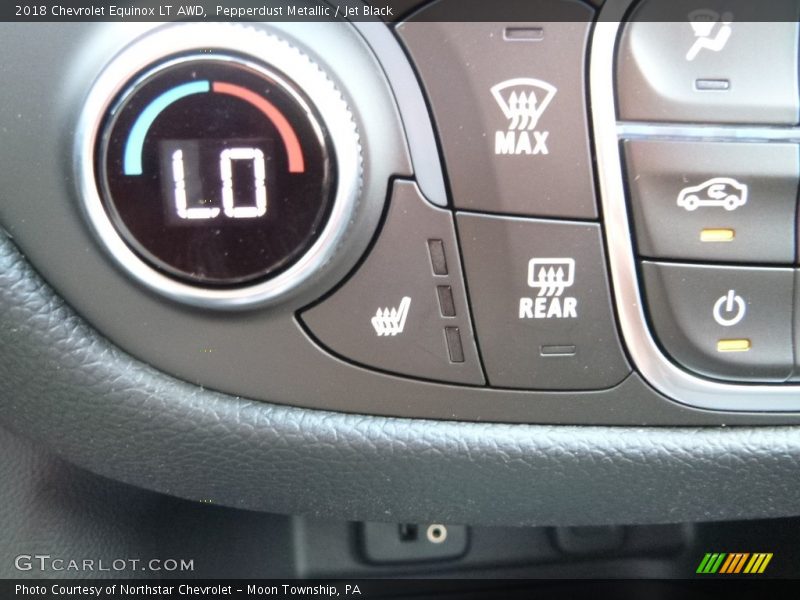 Pepperdust Metallic / Jet Black 2018 Chevrolet Equinox LT AWD