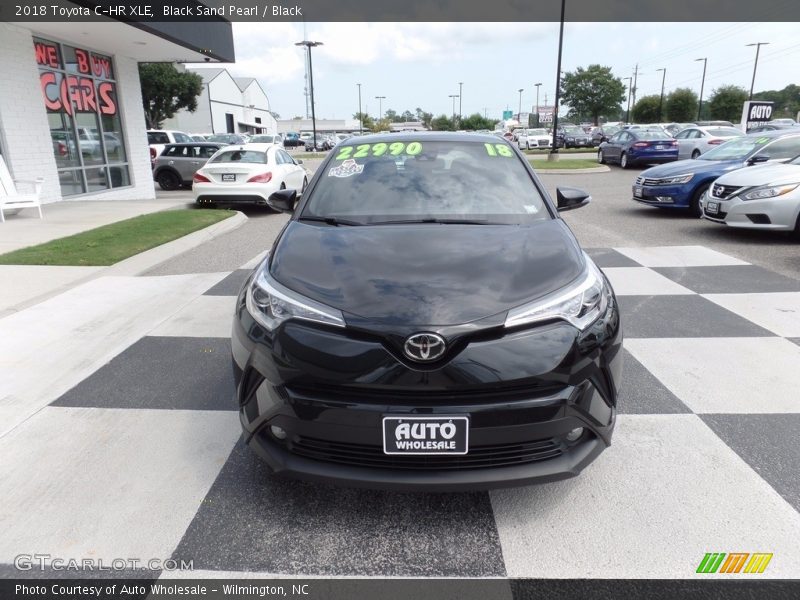 Black Sand Pearl / Black 2018 Toyota C-HR XLE