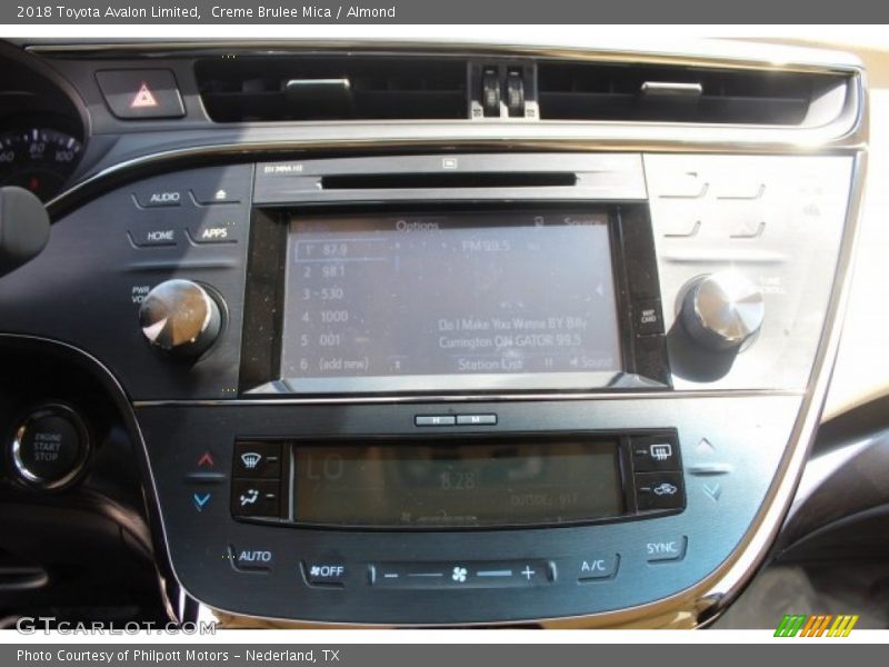Creme Brulee Mica / Almond 2018 Toyota Avalon Limited