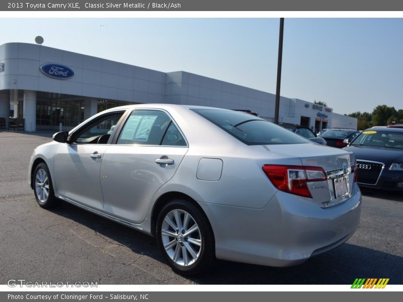 Classic Silver Metallic / Black/Ash 2013 Toyota Camry XLE