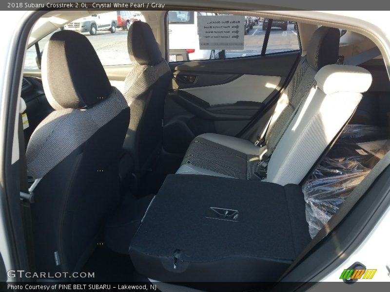 Crystal White Pearl / Gray 2018 Subaru Crosstrek 2.0i