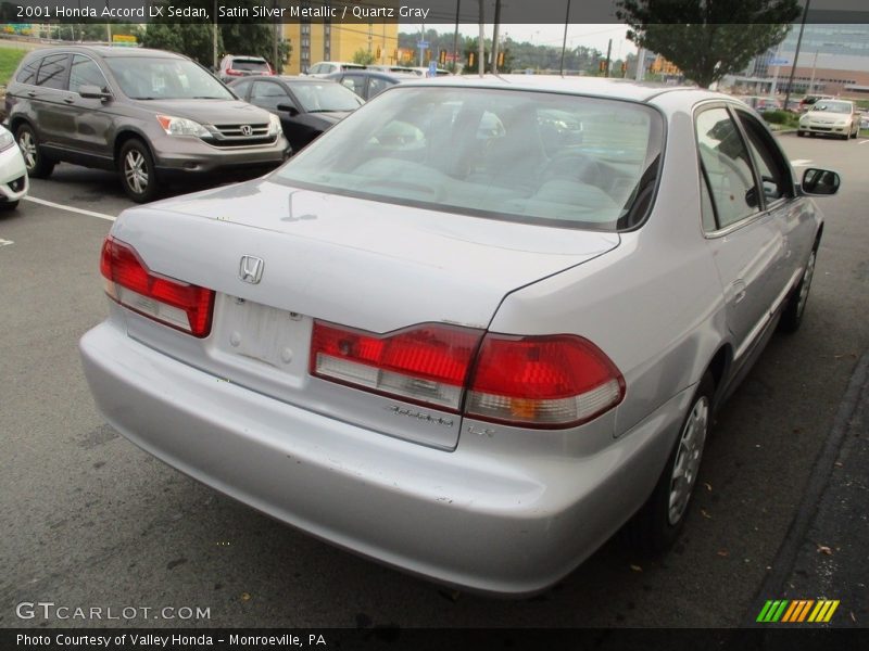 Satin Silver Metallic / Quartz Gray 2001 Honda Accord LX Sedan