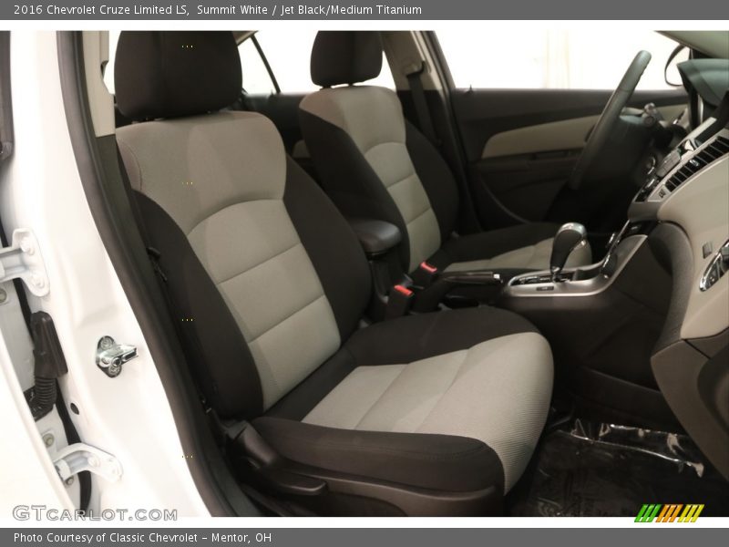Summit White / Jet Black/Medium Titanium 2016 Chevrolet Cruze Limited LS